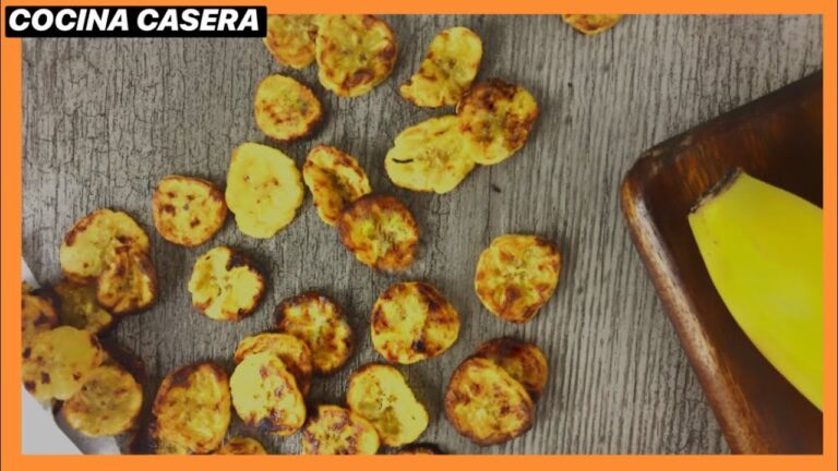 Chips de plátano al horno: receta fácil y saludable