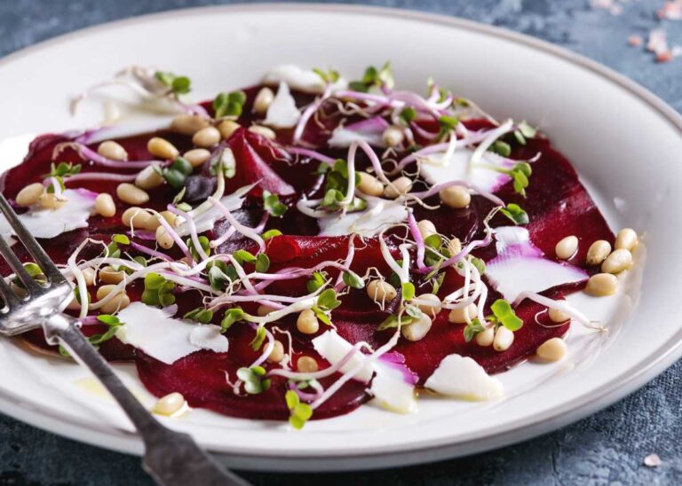 Deliciosa receta de carpaccio de remolacha: fresca y sana