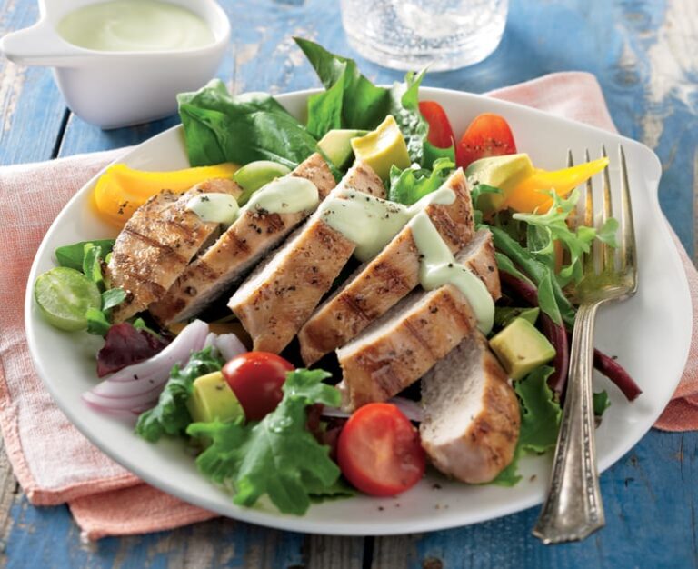 Ensalada de pollo a la parrilla: receta saludable y fácil