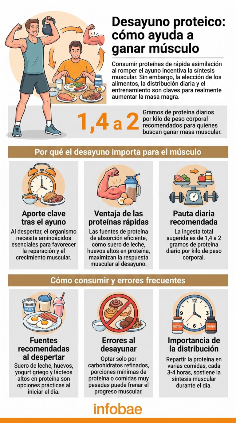 Impacto de la comida postentrenamiento en los músculos