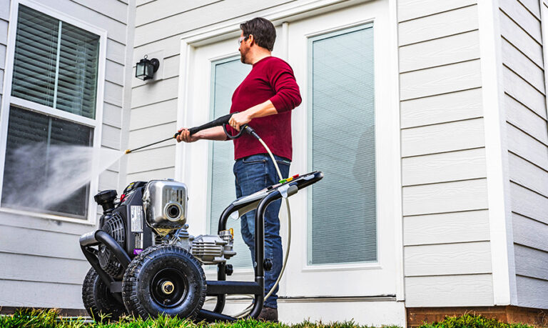 Power washing and window cleaning