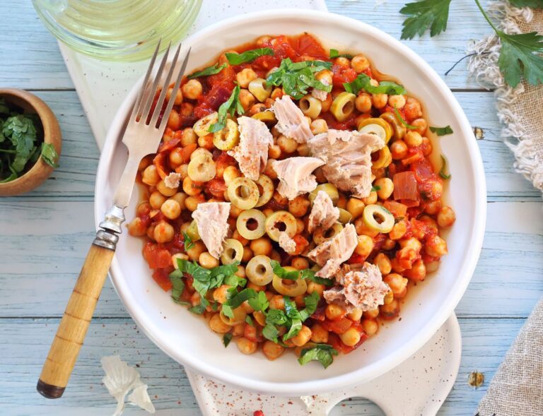 Tazón saludable de garbanzos y aguacate: receta fácil deliciosa